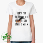 Женская футболка органик