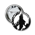 Значок 50 мм Make love