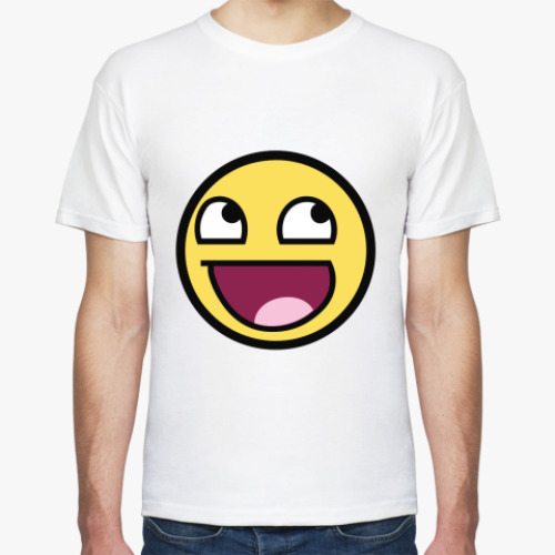 Футболка с принтом awesome