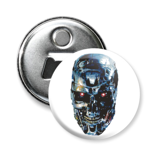 Магнит-открывашка с принтом Терминатор Т-800