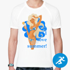 Мужская спортивная футболка