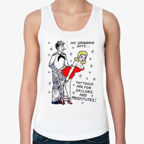 Женская майка с принтом GRANDMA