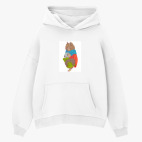 Толстовка худи оверсайз