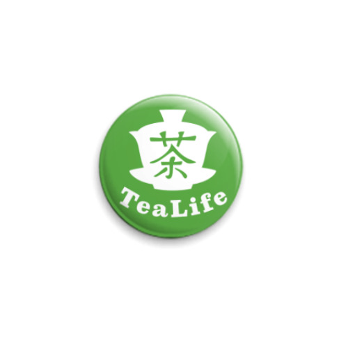 Значок 25мм с принтом TeaLife