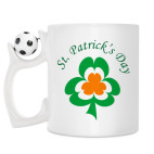 Кружка с футбольным мячиком