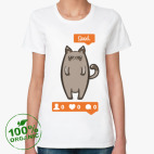 Женская футболка органик