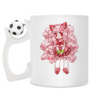 Кружка с футбольным мячиком