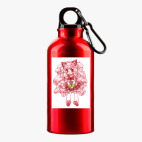 Металлическая бутылка 400 мл UV-DTF