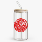 Банка с бамбуковой крышкой