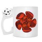 Кружка с футбольным мячиком