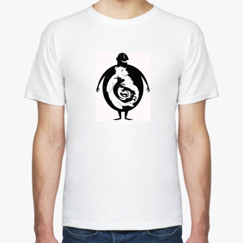 Футболка с принтом Живот