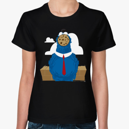 Женская футболка с принтом Коржик