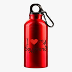 Металлическая бутылка 400 мл UV-DTF