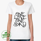 Женская футболка органик