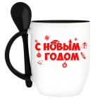 Кружка с ложкой