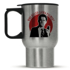 Кружка-термос металлик Twin Peaks Dale Cooper