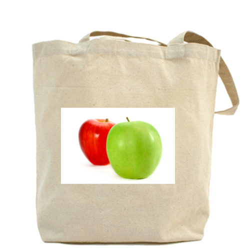 Сумка шоппер с принтом Apple