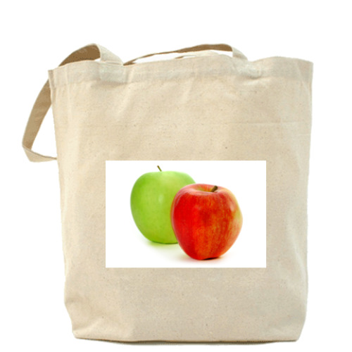 Сумка шоппер с принтом Apple