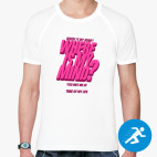 Мужская спортивная футболка