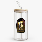 Банка с бамбуковой крышкой