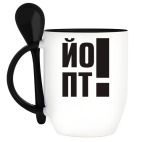 Кружка с ложкой