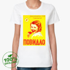 Женская футболка органик