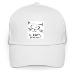 Кепка / бейсболка, белая (печать) С новым Котом!