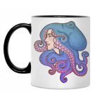 Кружка двухцветная