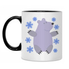 Кружка двухцветная