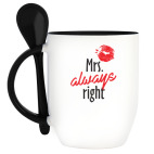 Кружка с ложкой