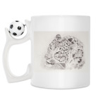 Кружка с футбольным мячиком