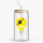 Банка с бамбуковой крышкой