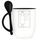 Кружка с ложкой