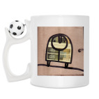 Кружка с футбольным мячиком