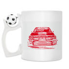 Кружка с футбольным мячиком