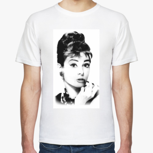 Футболка с принтом Одри Хепбёрн