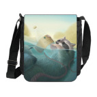 Енот в воде