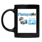 Кружка цветная UV-DTF