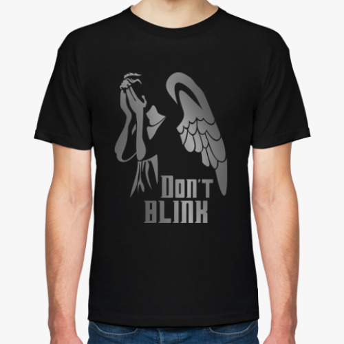 Футболка с принтом Don't Blink!