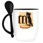 Кружка с ложкой