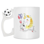 Кружка с футбольным мячиком