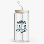 Банка с бамбуковой крышкой