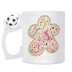 Кружка с футбольным мячиком