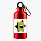 Металлическая бутылка 400 мл UV-DTF