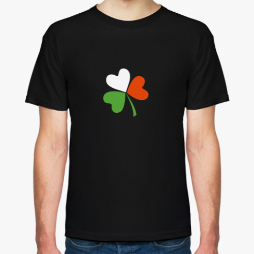 Футболка с принтом Ирландский клевер