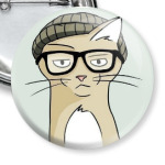 Кот-хипстер