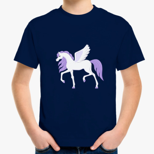 Детская футболка с принтом Fairy pegasus