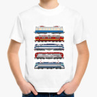 Детская классическая футболка Жд вокзал