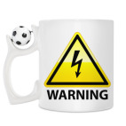 Кружка с футбольным мячиком