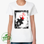 Женская футболка органик